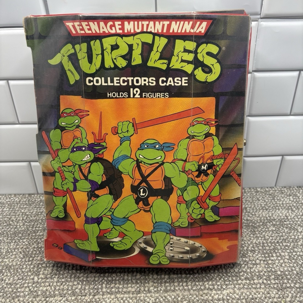 Teenage Mutant Ninja Turtles Collectors Case Playmates 1988 TMNT Case Only